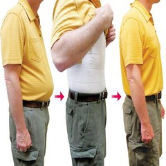 Men Slimming Body Shaper Vest Compression Shirt Gynecomastia Undershirt Tank Top