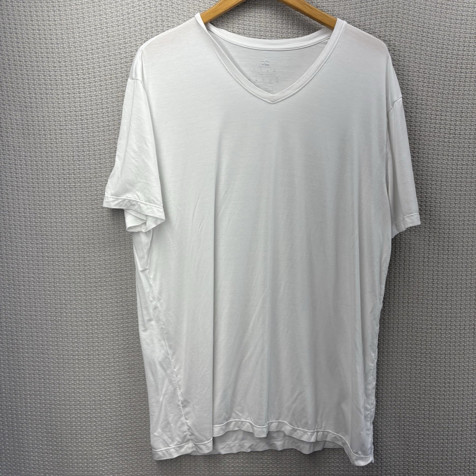 David Archy Mens White Shirt Size XL Bamboo Rayon Moisture-Wicking Stretch gallery