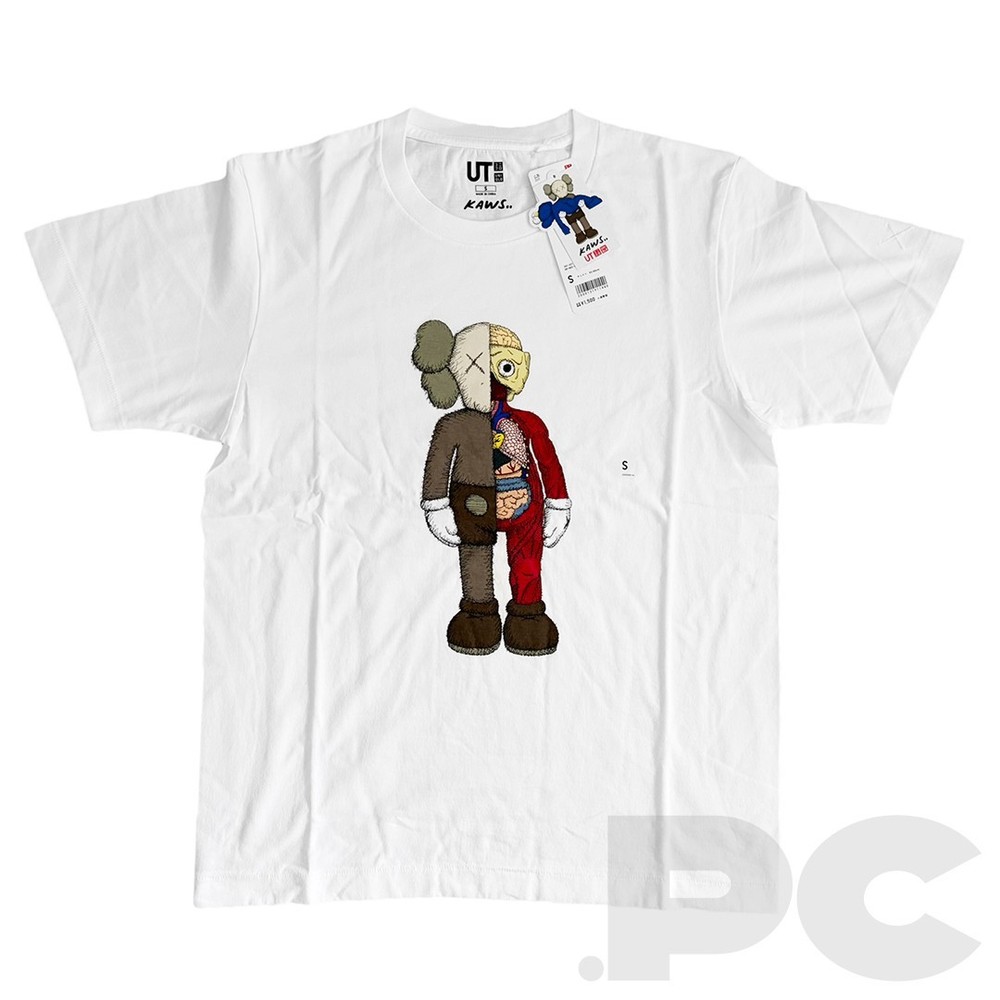 KAWS x UNIQLO “FLAYED” (2019) TEE JAPAN SIZING bape originalfake stussy supreme