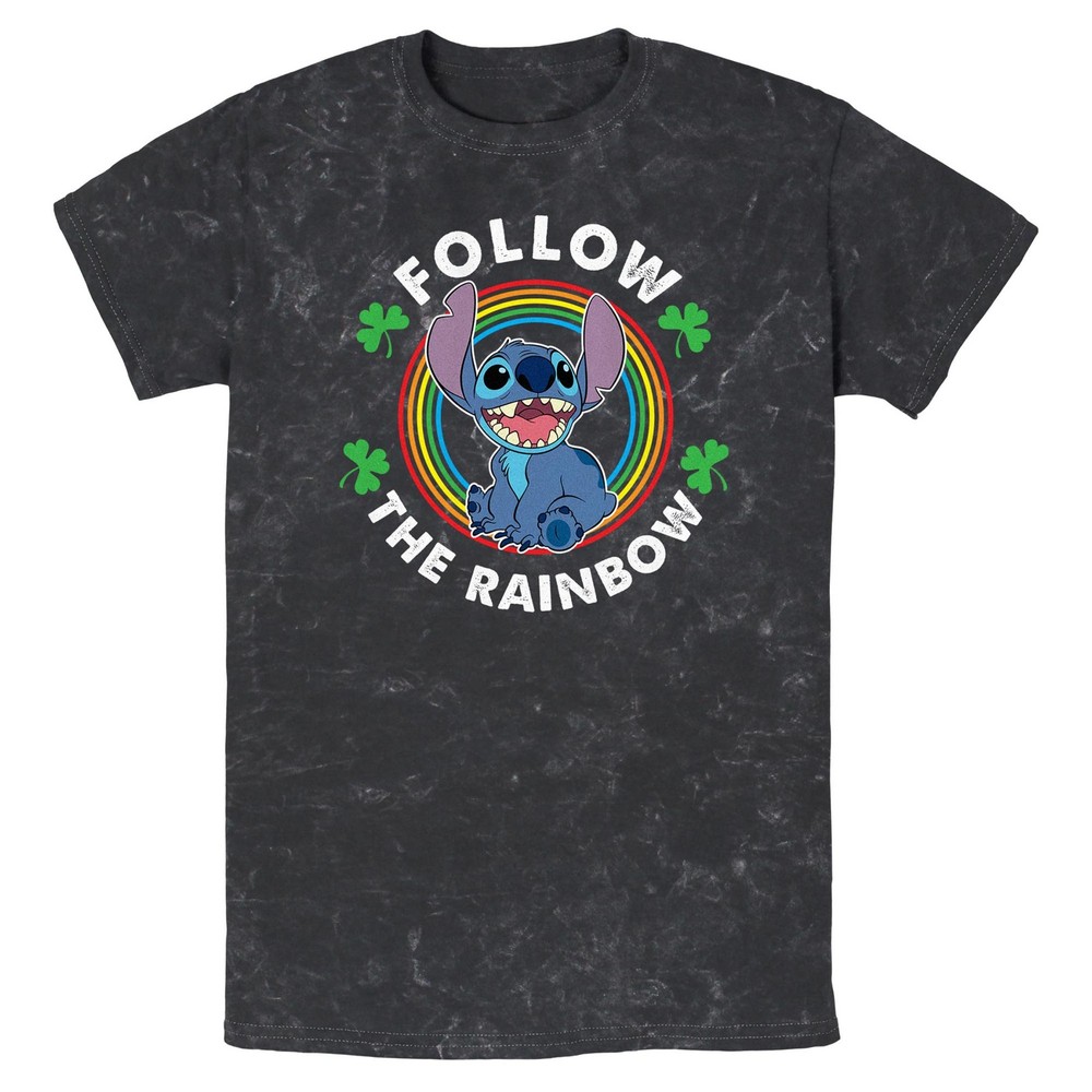 Men’s Lilo & Stitch Follow The Rainbow T-Shirt