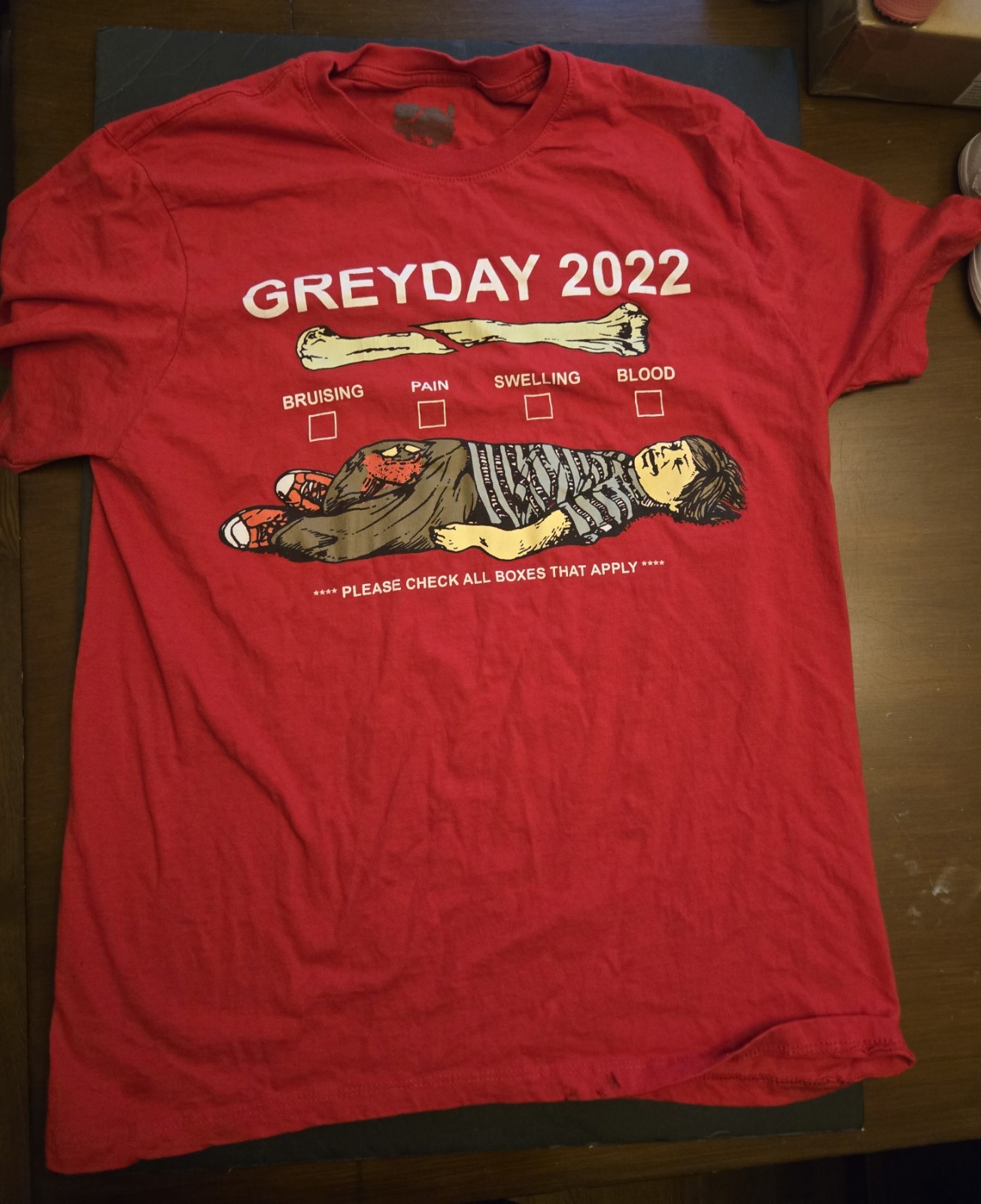 Suicideboys G59 Grey Day 2022 Tour Shirt Mens XL Red Hip Hop Rap Tee Crew Neck gallery
