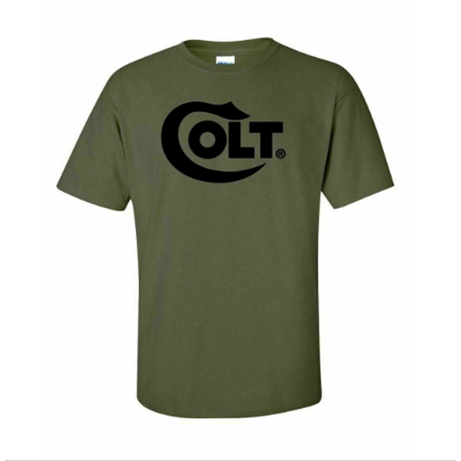 C0LT Black Logo T-Shirt 2nd Amendment Pro Gun Brand Tee Firearms Rifle Pistol