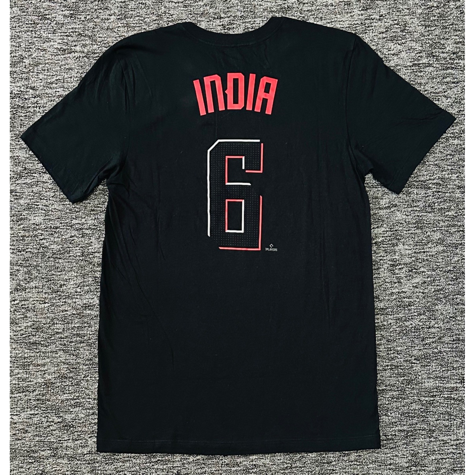 Nike Cincinnati Reds MLB India 6 Mens Small Black City Connect Cincy Shirt NWT gallery