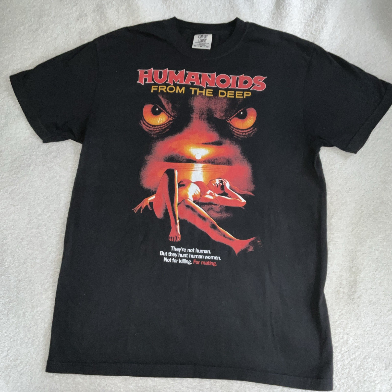 Humanoids From the Deep 1980 Retro Movie Horror Unisex Graphic T-Shirt gallery