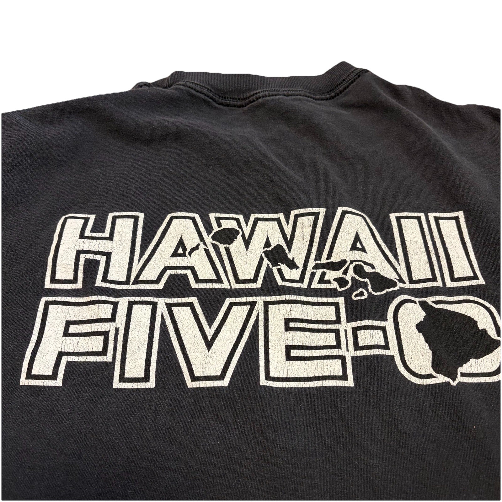 Hawaii Five-O Shirt Fits Mens Large Black Graphic Tee Film Drama TV Show Promo gallery