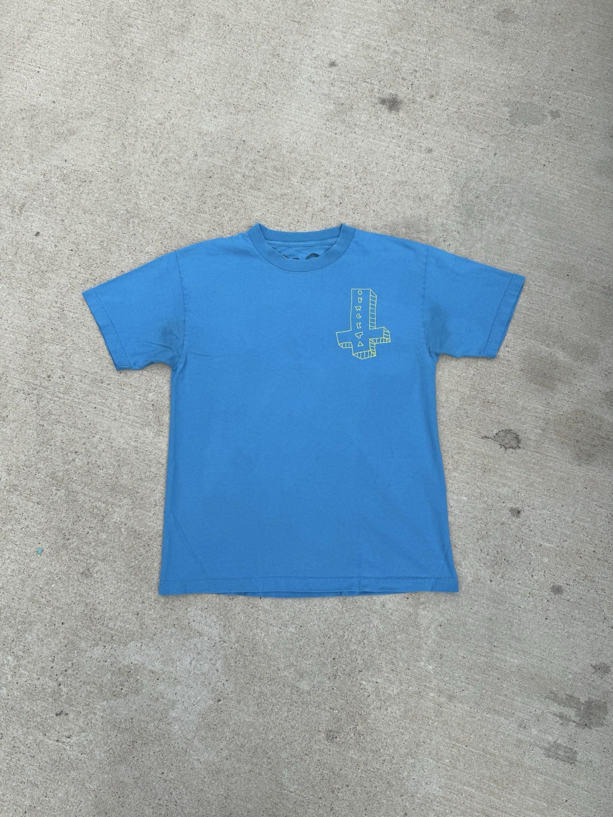 ODD FUTURE GOLF WANG INVERTED CROSS TEE SIZE M OG TAG LIGHT BLUE gallery