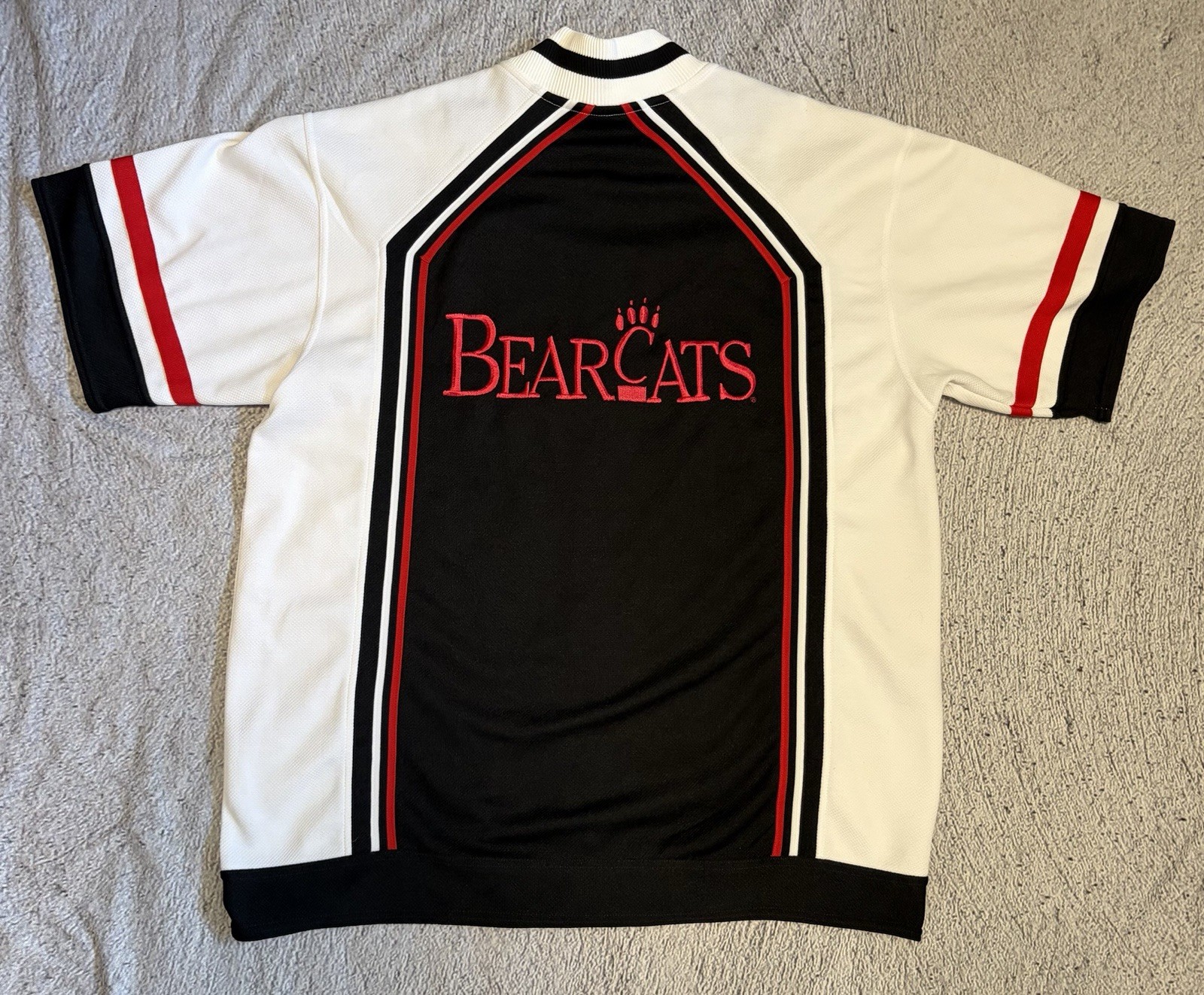 Rare 90s Vintage University of Cincinnati Bearcats Nike Basketball Warmup sz M gallery