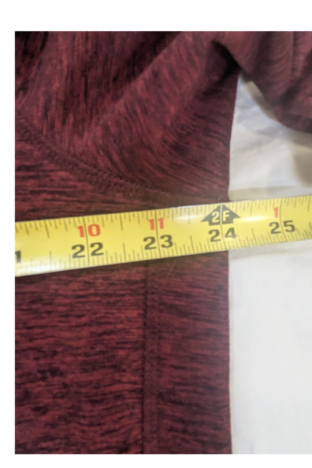 Rugged Elements Heather Burgundy Performance Shirt Men's Large Outdoor Workout gallery