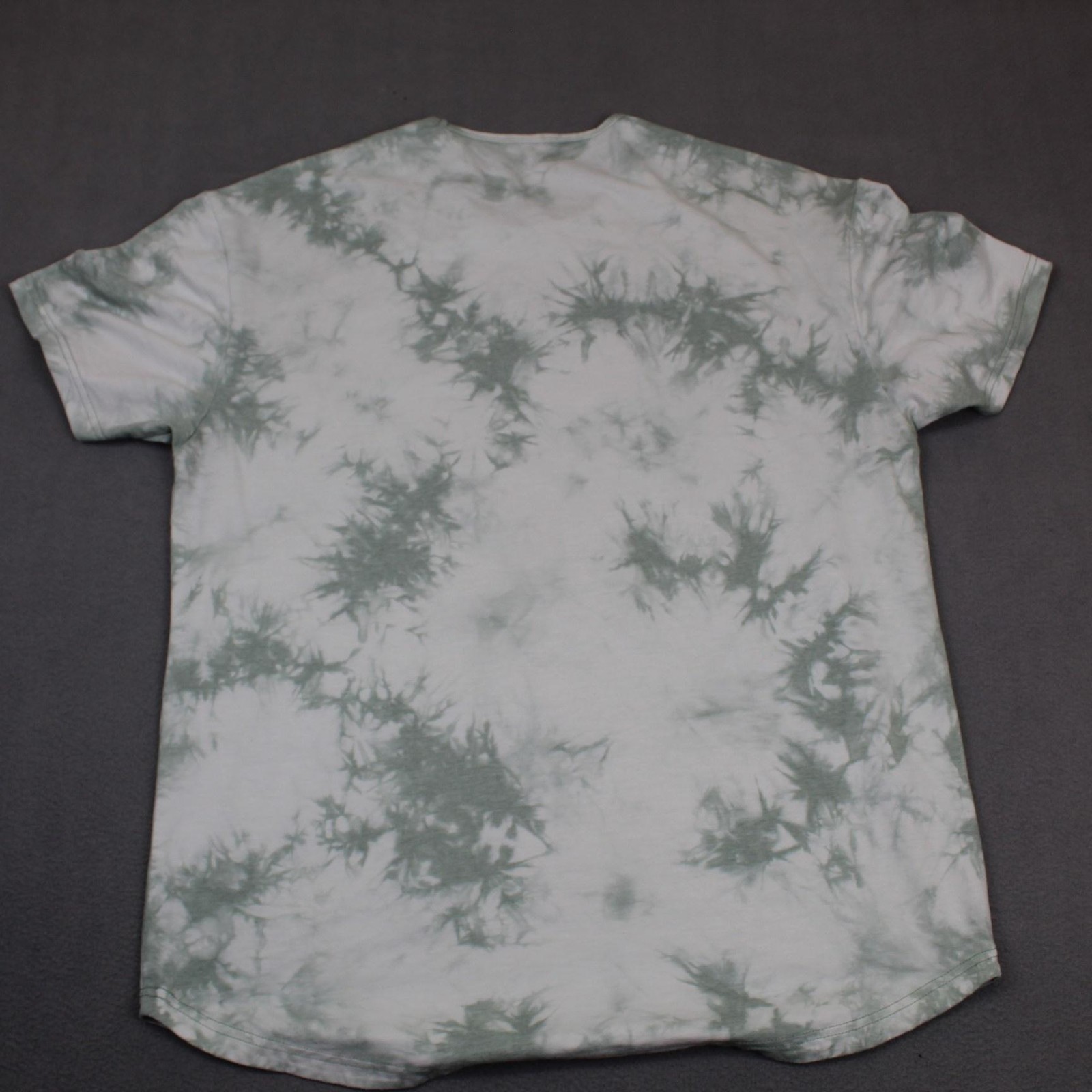 BYLT Shirt Mens XL Green White Cloud Dye Tee Short Sleeve Stretch Casual Soft gallery