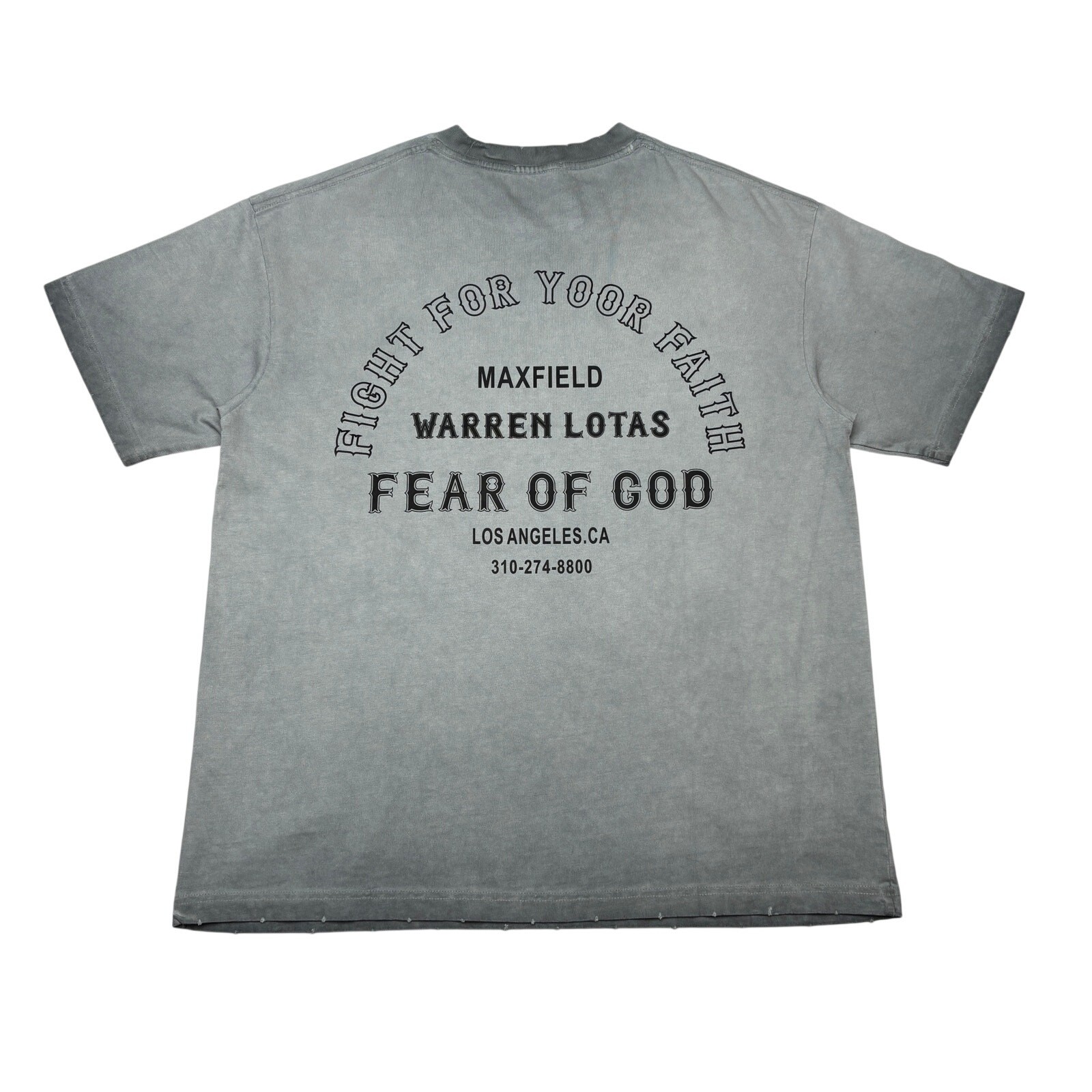 Fear Of God x Warren Lotas Fourth Collection Shirt Mens Small Streetwear Rare gallery