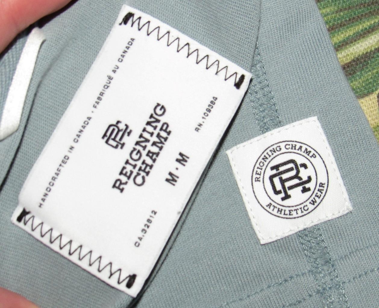 REIGNING CHAMP Blue Mid Weight T Shirt Medium gallery