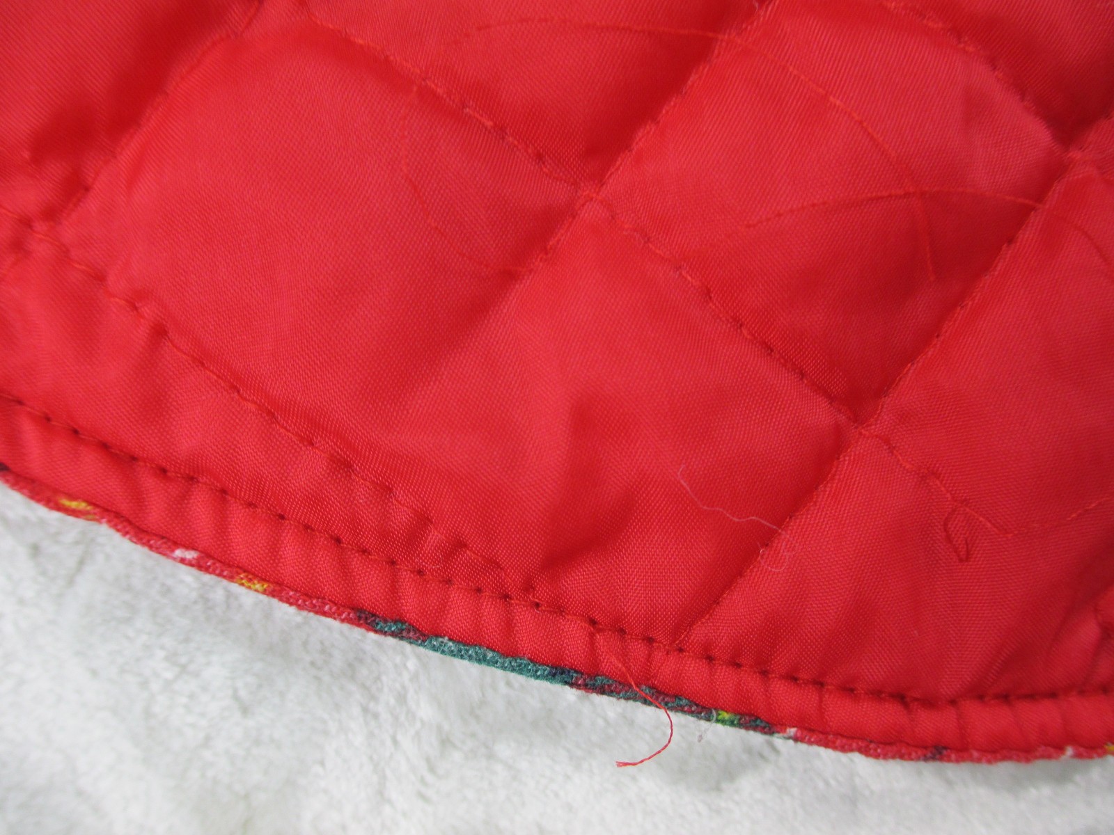 VINTAGE Northwest Territory Shirt Mens Medium Red Flannel Shacket Chore Quilted* gallery