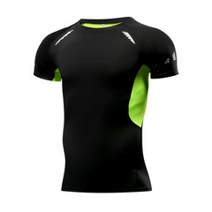 Men’s Compression Top, Breathable Moisture Wicking Workout T-shirt For Outdoor S