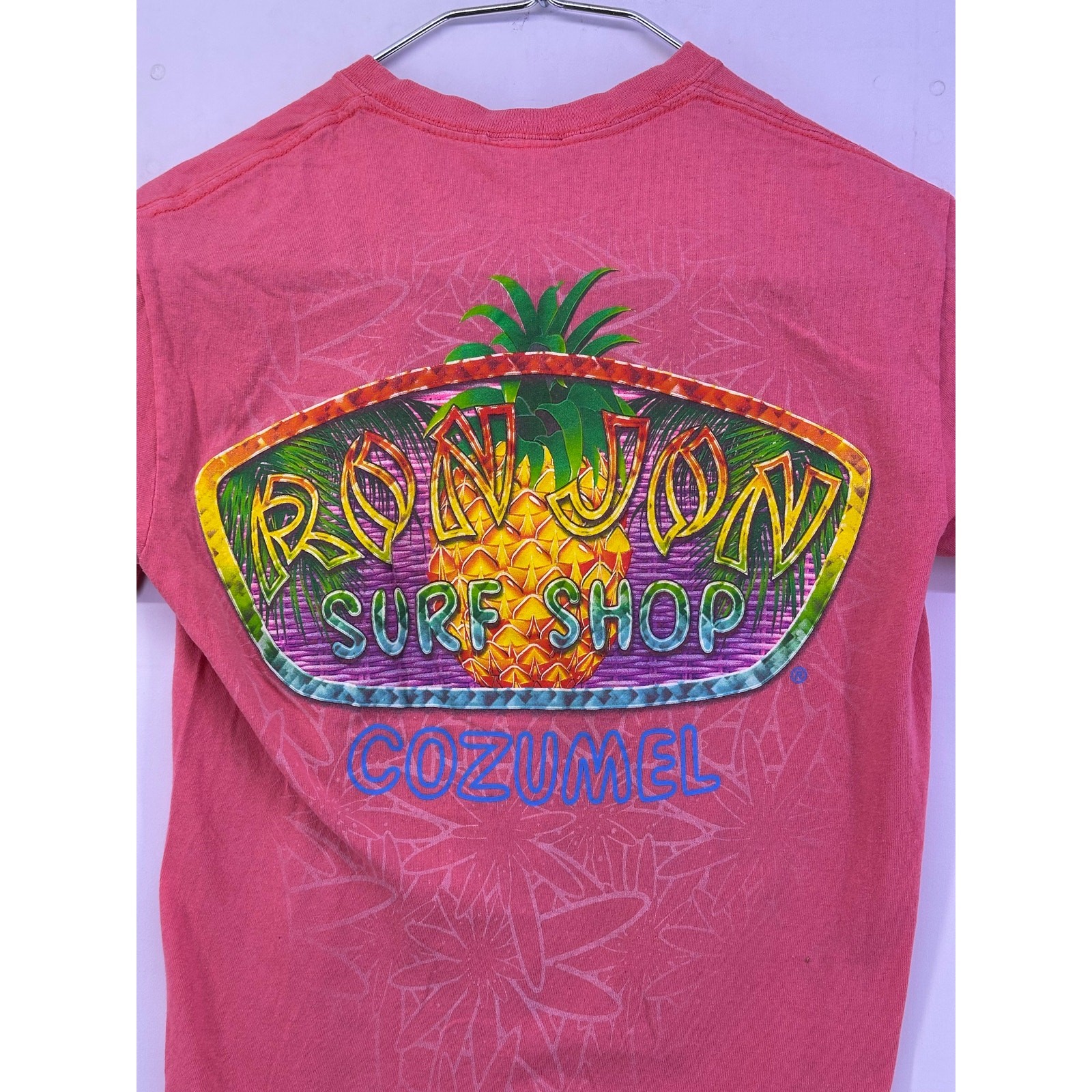 Ron Jon Surf Shop Cozumel Mexico Pink Tshirt Size Small gallery