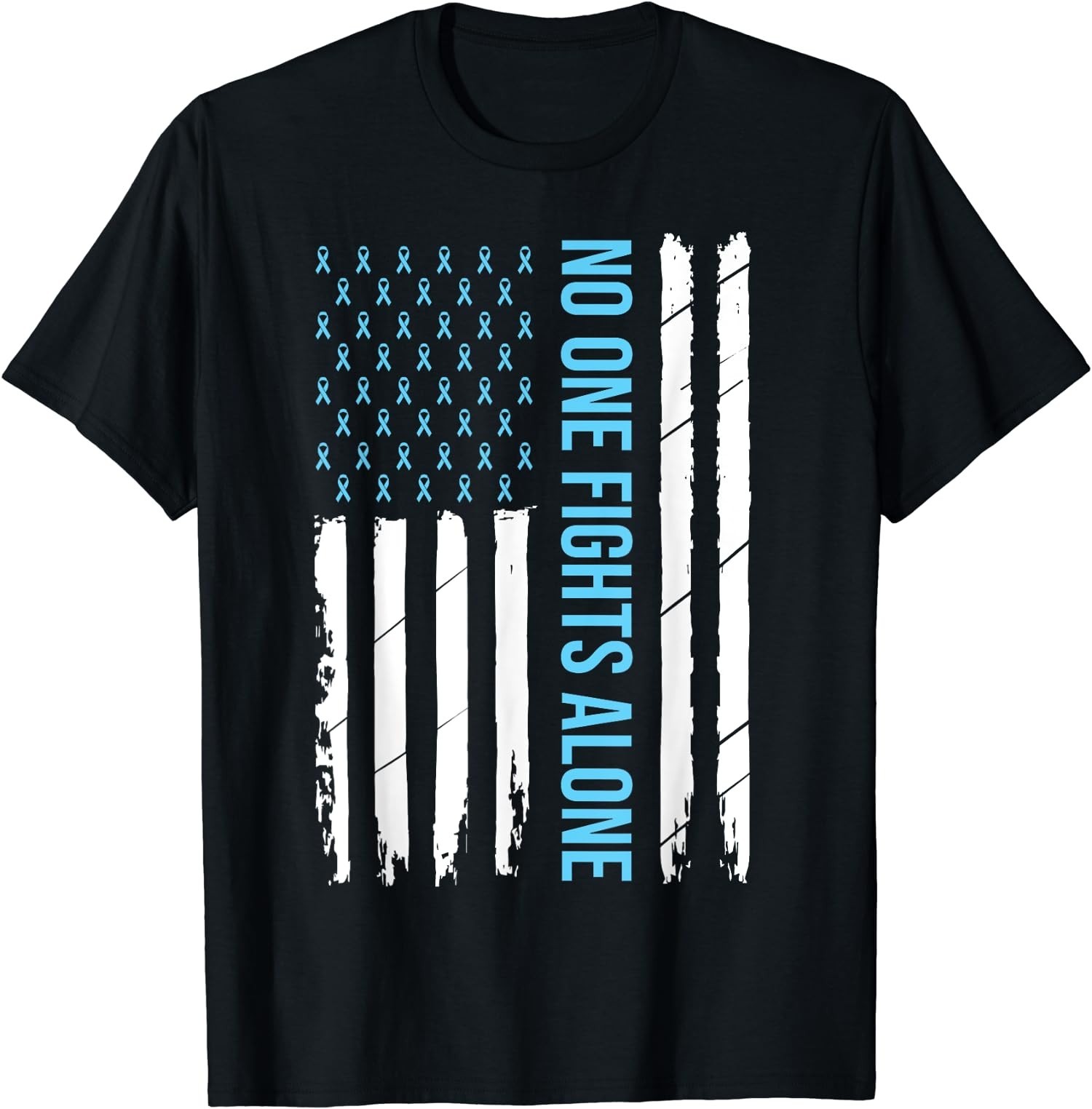 USA Prostate Cancer Awareness Light Ribbon Survivor Unisex T-Shirt S-5XL gallery