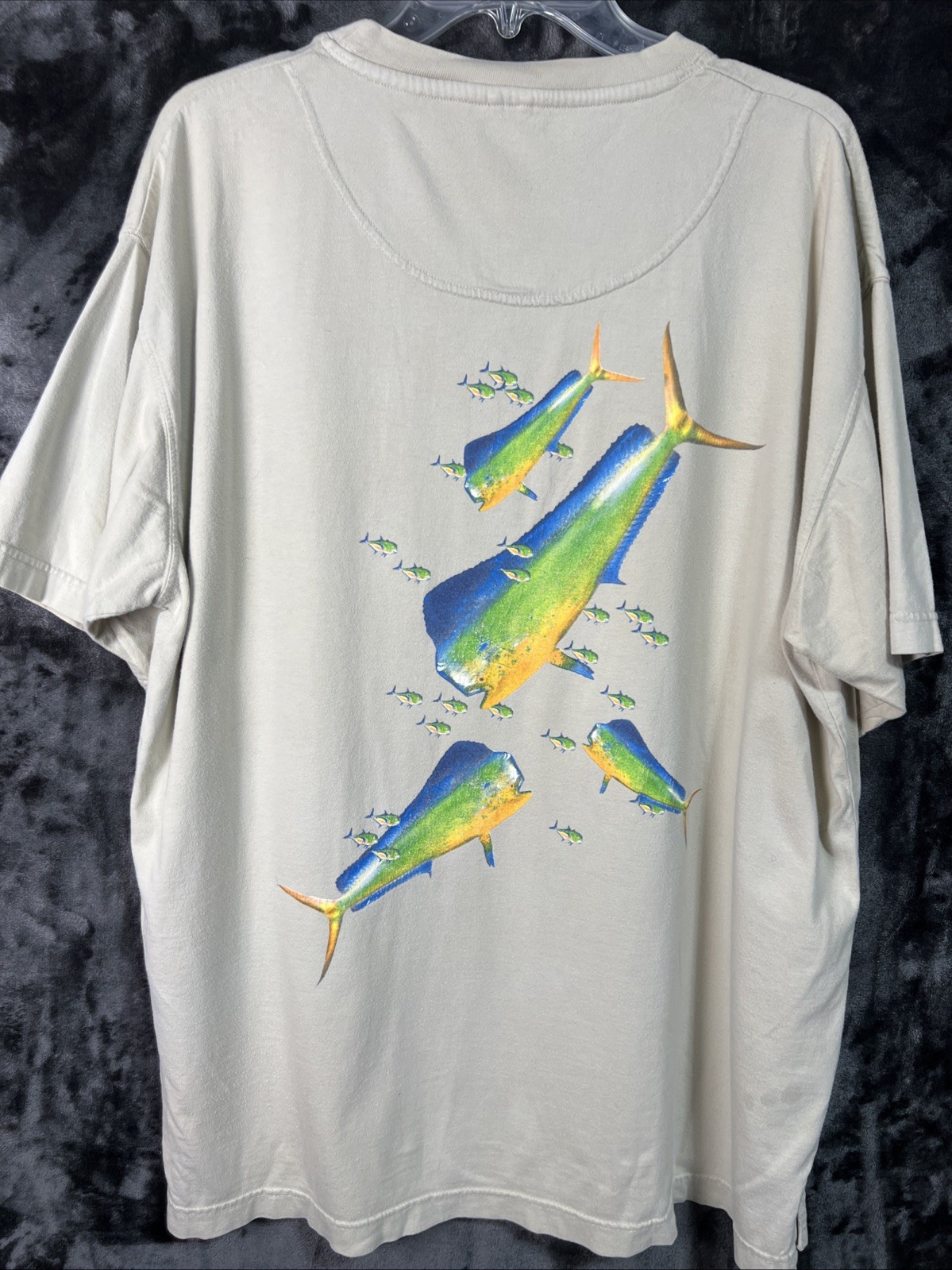 Saltwater Fishing T Shirt XL Mahi Mahi Dolphin Fish Graphic Outdoors gallery