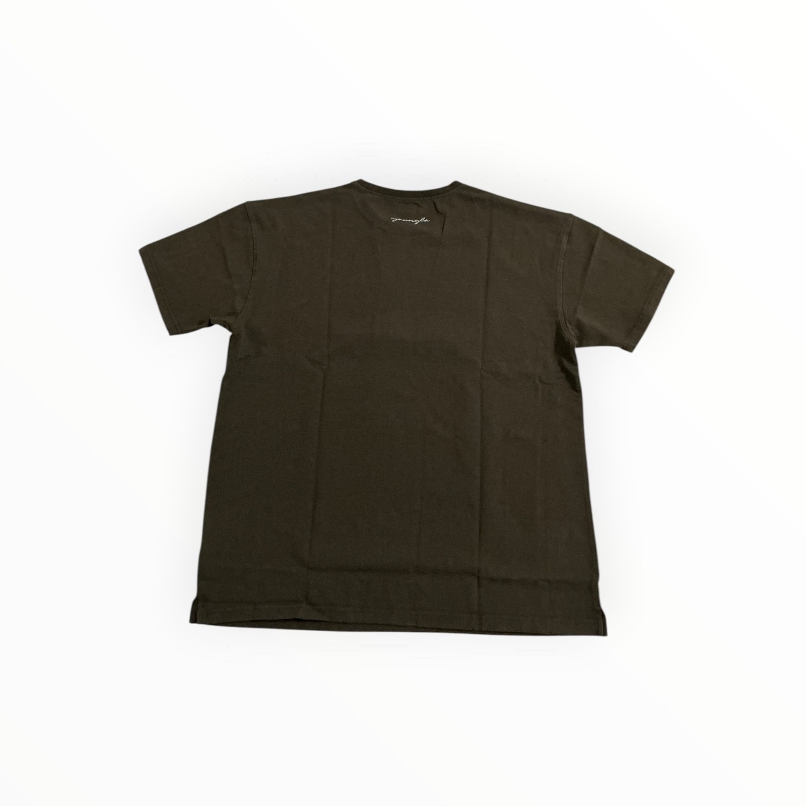 YoungLA 466 Tailored Tee Chocolate Medium Fitted Gym Streetwear Shirt gallery