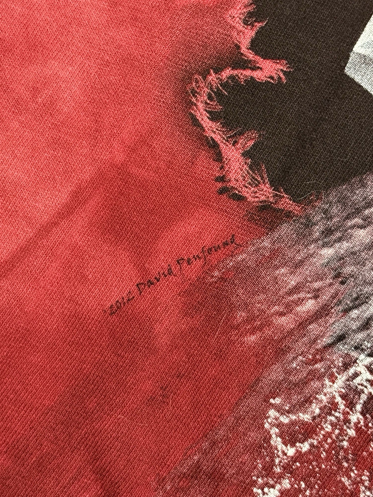 The Mountain Mens T-shirt Red US Navy Remember Everyone Retired Logo LARGE gallery