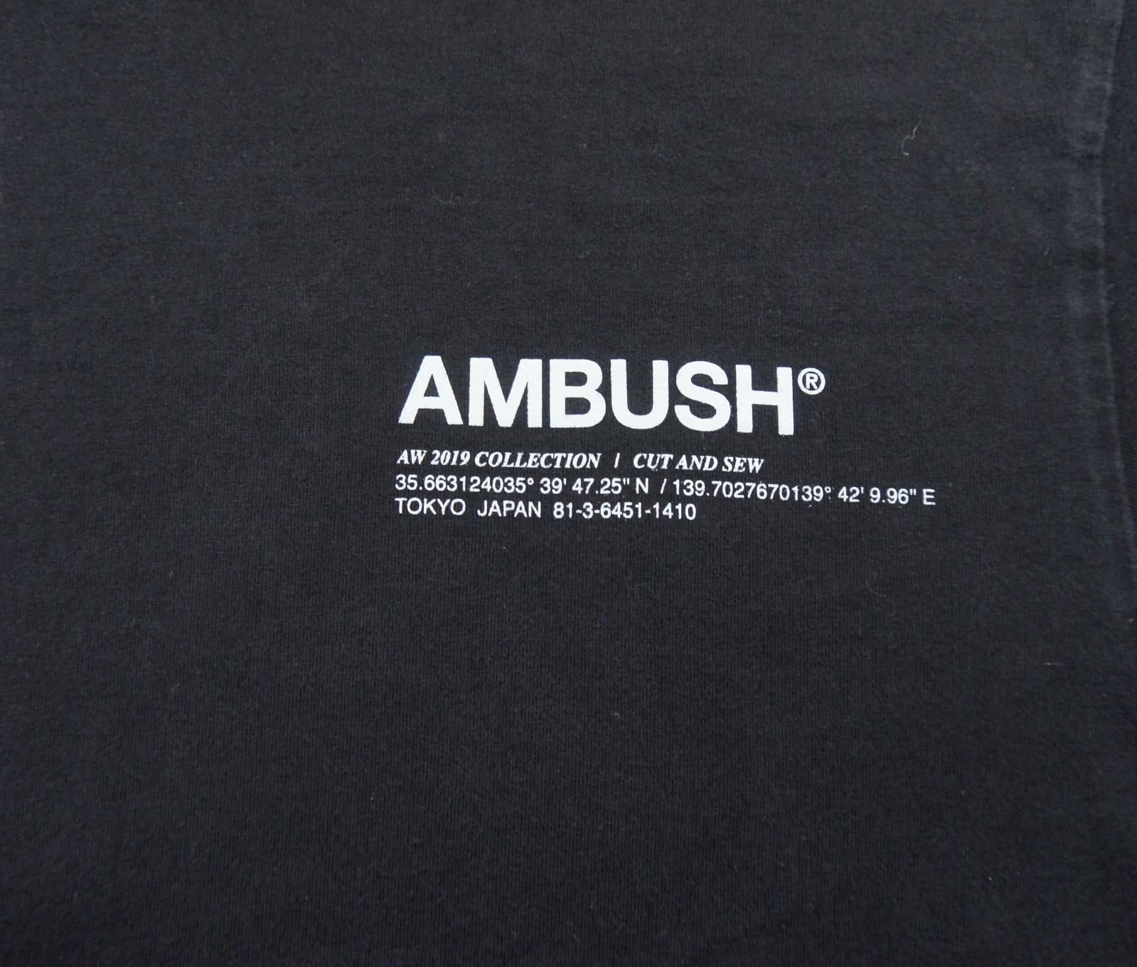 Ambush Shirt Mens Size 1 Black Short Sleeve Crewneck Japan Streetwear 2019 gallery