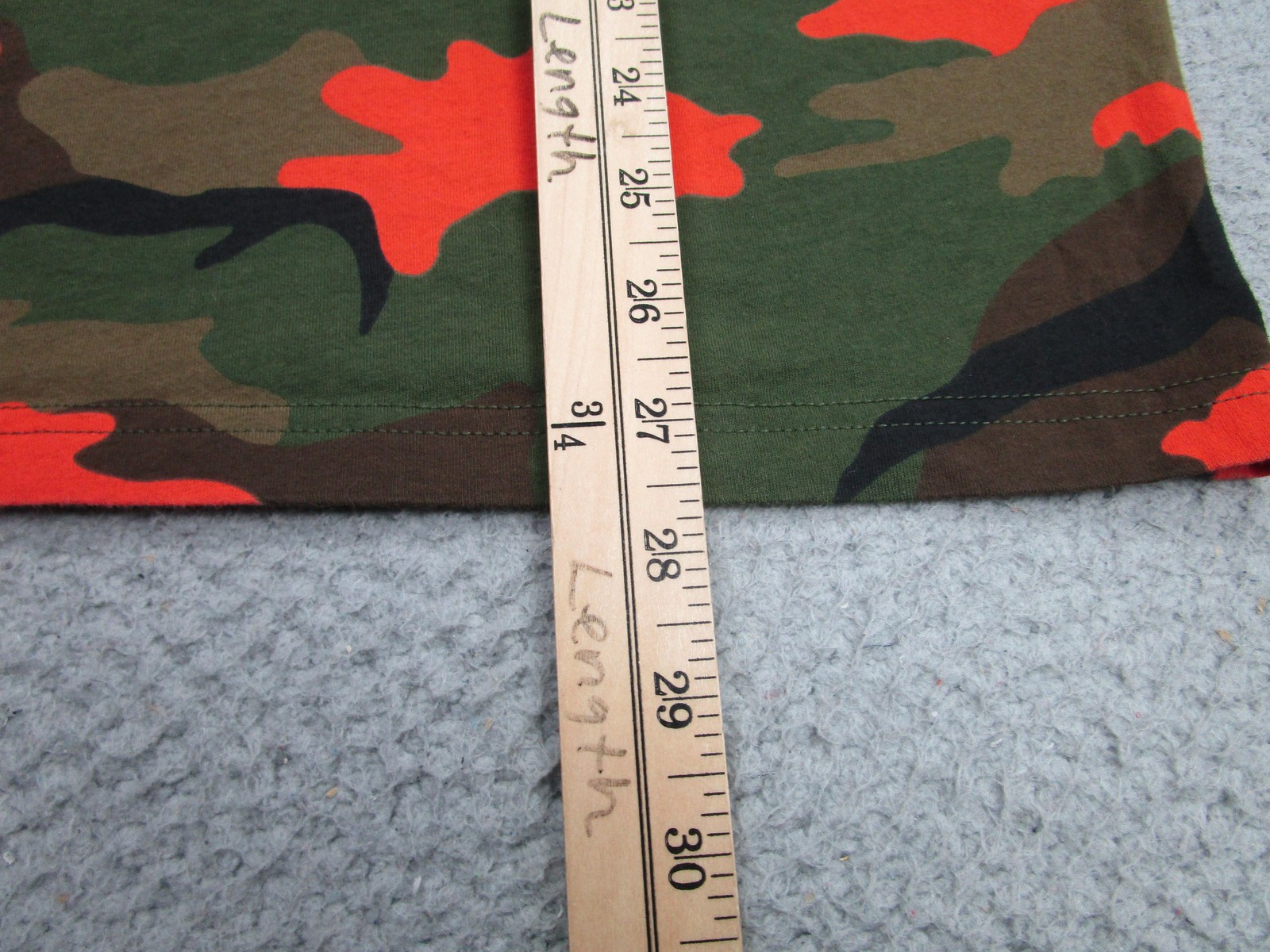 Polo Ralph Lauren Shirt Mens Small Green Orange Camo Cotton Crewneck Tee gallery