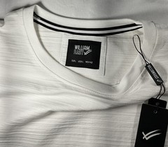 William Rast Men’s White Solid Crew Neck Short Sleeve Shirt Size Large