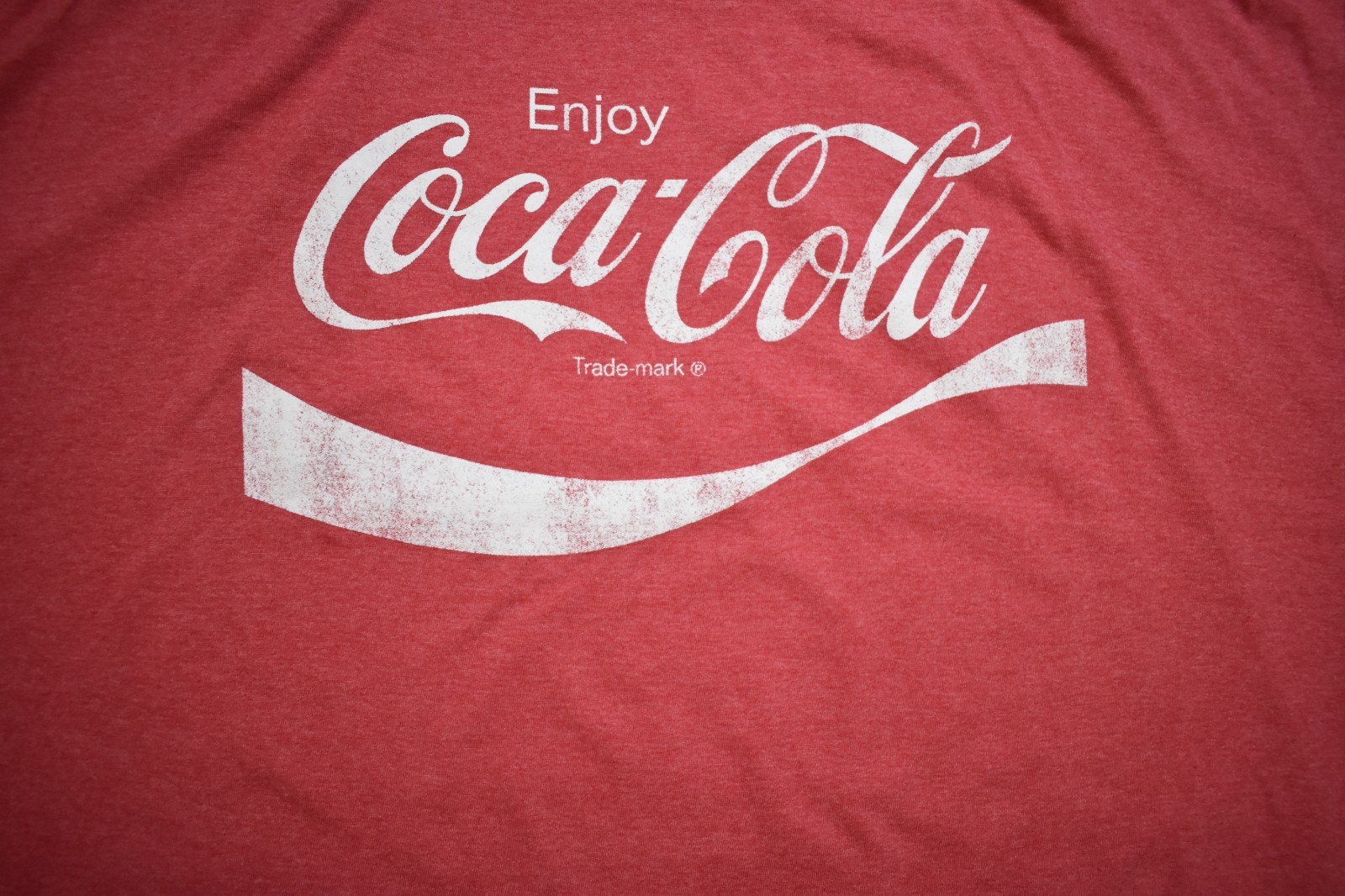 Coca-Cola Enjoy Coke Coca Cola Mens Heather Red Shirt New S-2XL gallery