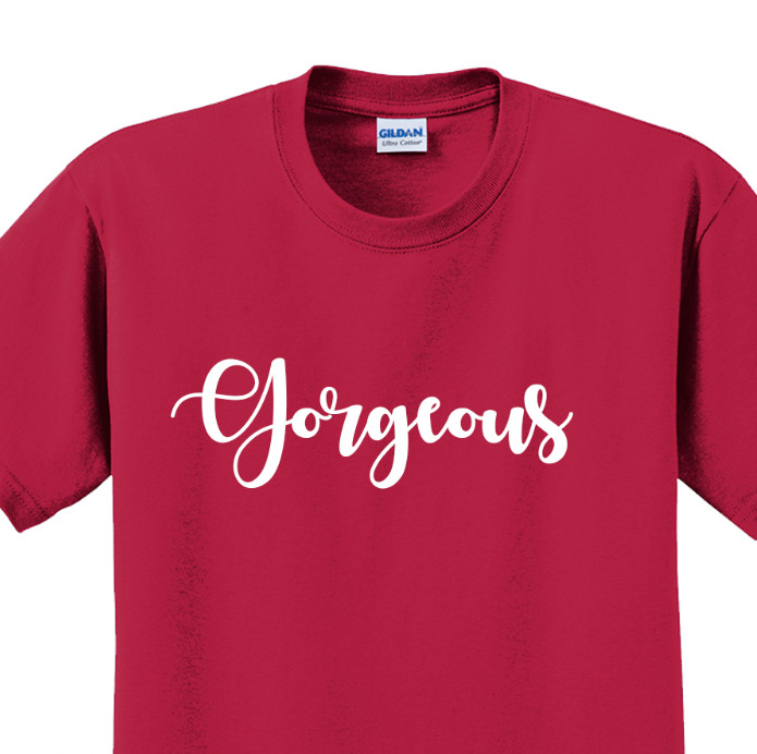 Gorgeous T-Shirt Short Sleeve Graphic Tee Unisex Apparel Custom Personalized gallery