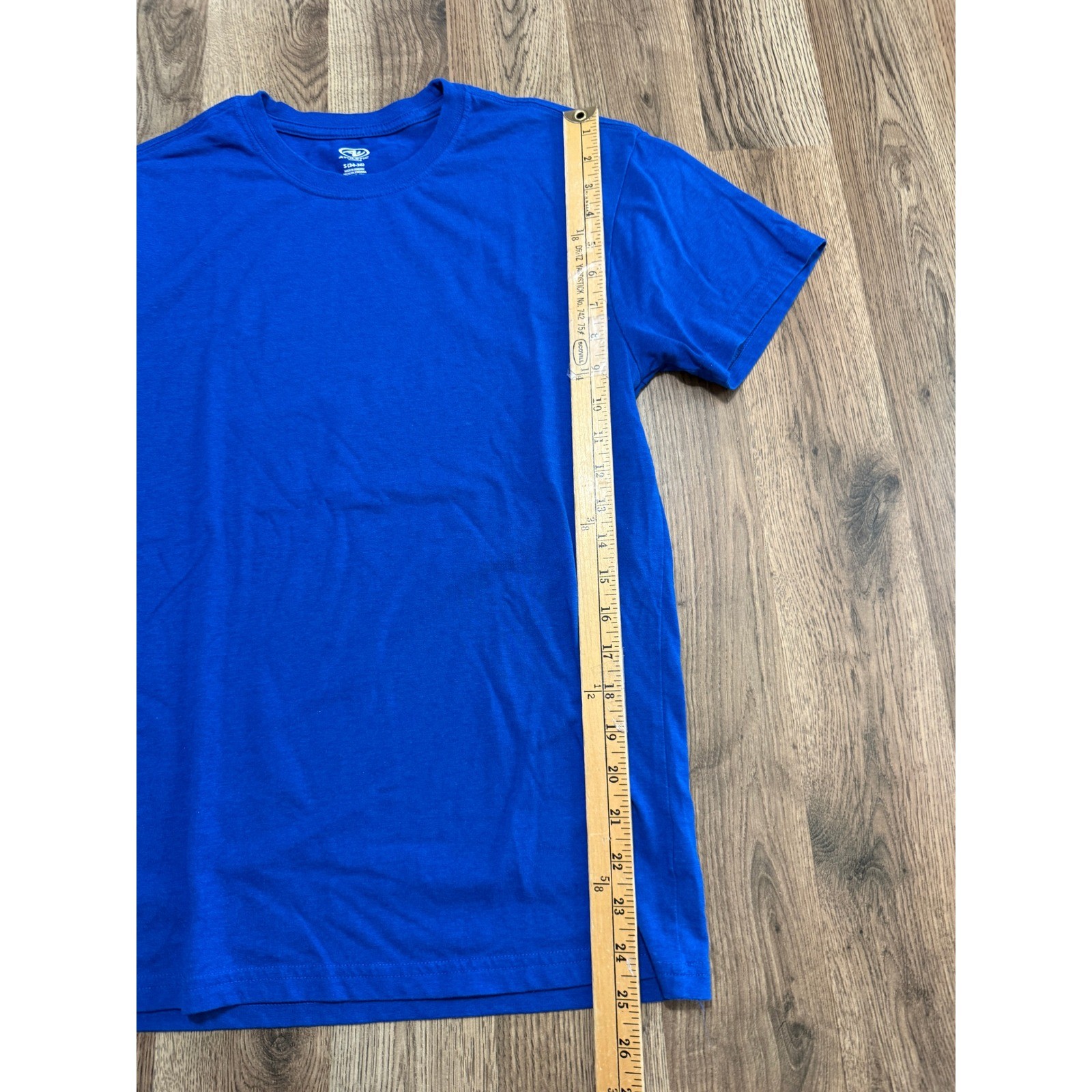 Athletic Works T-Shirt Mens Small Blue Adult Recycled Blend Short Sleeve gallery