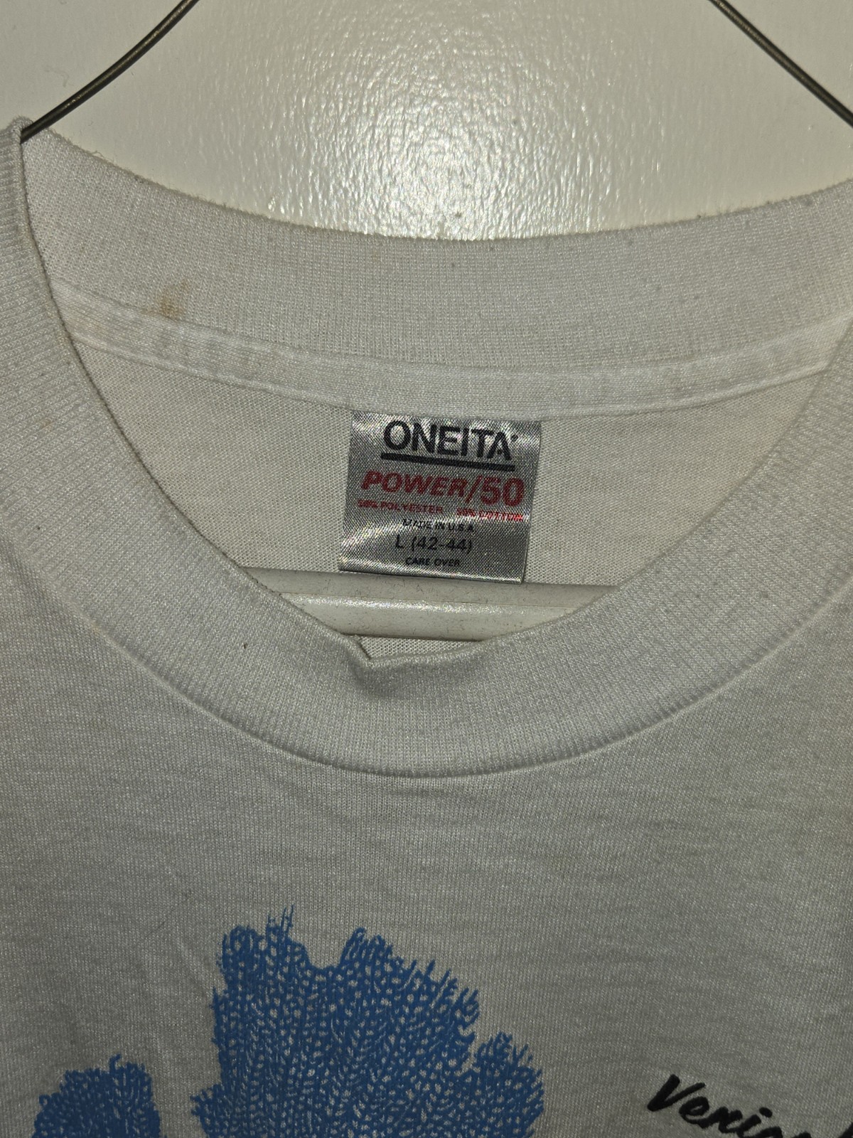 VTG RARE VENICE BEACH FLORIDA AQUATIC FISH T SHIRT SIZE L 1989 gallery