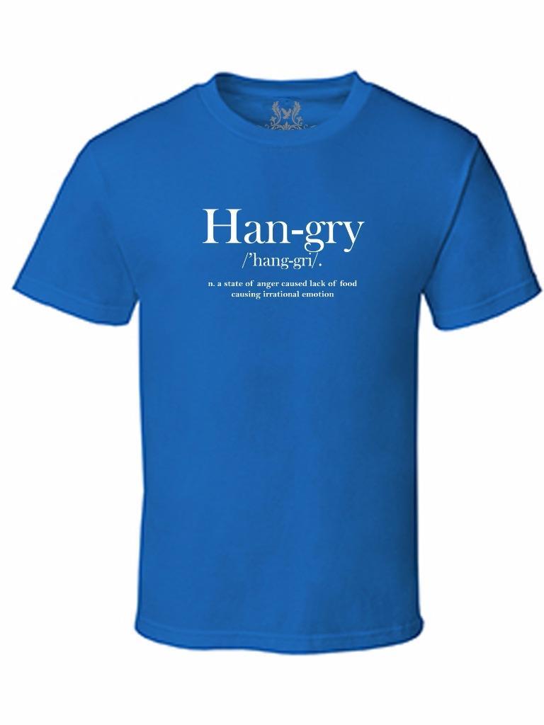 NW MEN'S PRINTED HANGRY FUNNY HIPSTER DESIGN COTTON T-SHIRT ALL COLOR & SIZE gallery