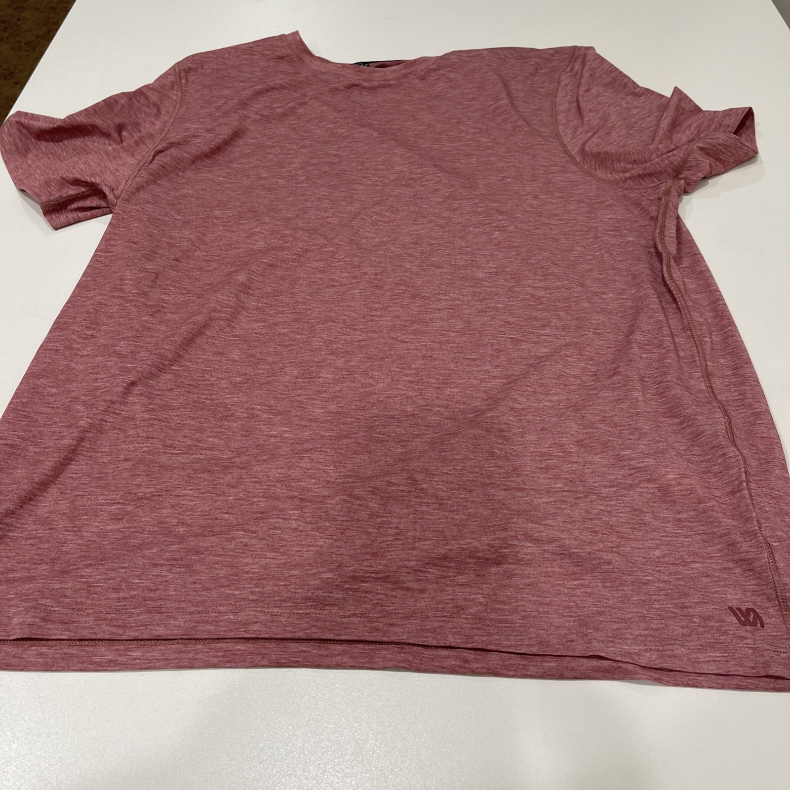 VRST Men’s Icon Short Sleeve Heather Tee Desert Rust L