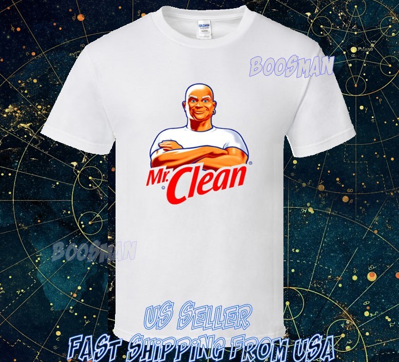 HOT NEW SHIRT MR CLEAN LOGO ACTIVE T-SHIRT FUNNY USA UNISEX SIZE S-5XL gallery