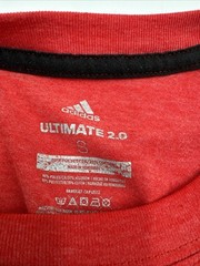 Adidas Red Ultimate 2.0 Small Tee Shirt