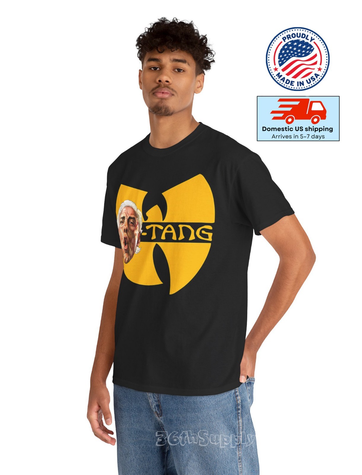 Ric Flair Wu-Tang Clan Funny Vintage 90s Rap Hip Hop S-5XL T-Shirt Men Unisex gallery