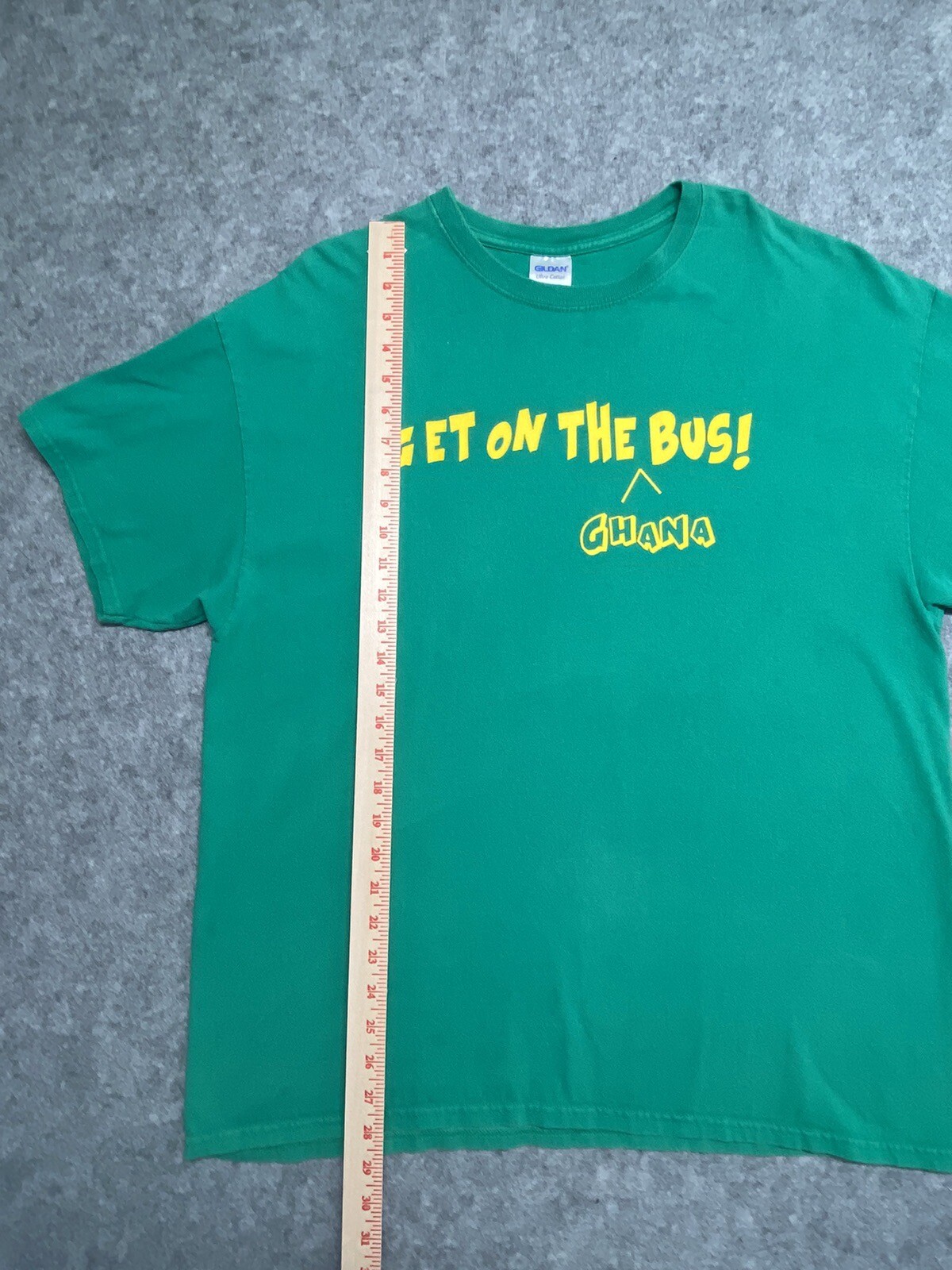 Faith Academy International T Shirt Adult Extra Large* Green Ghana Bus 2014 gallery