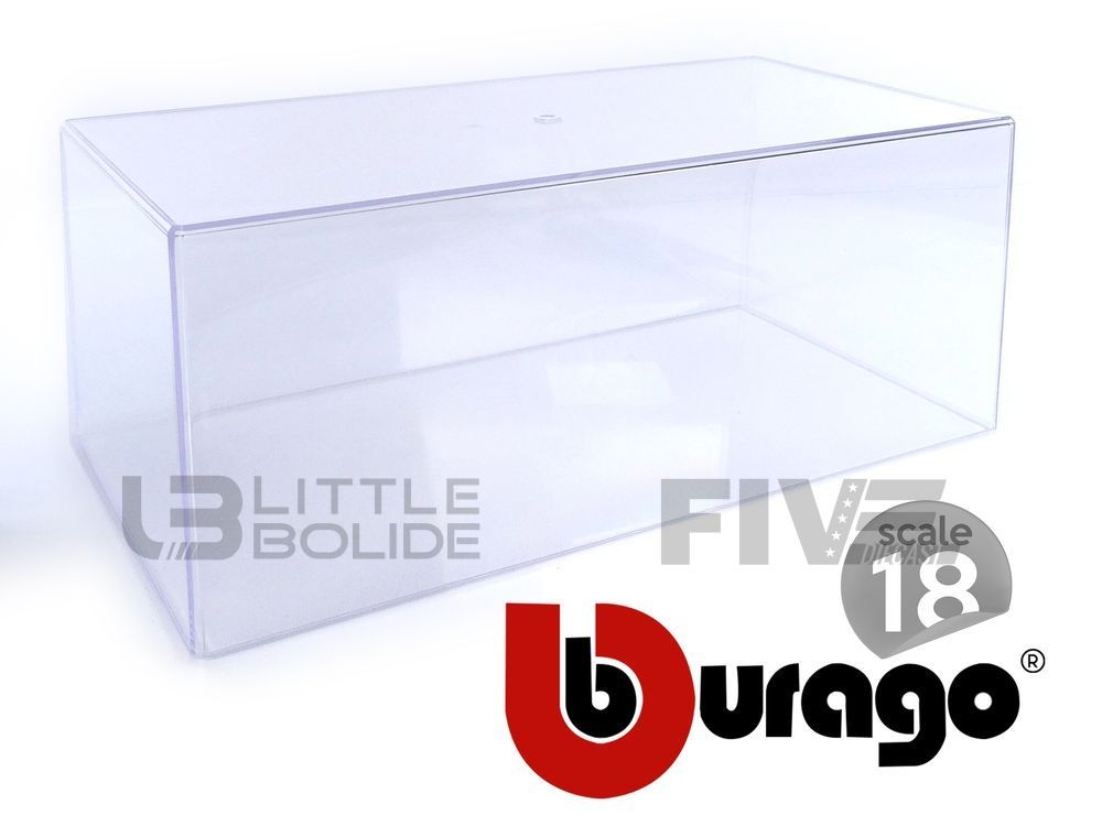 BBURAGO 1/18 – DISPLAY CASE SHOW-CASE -TRANSPARENT COVER 1/18TH 171726