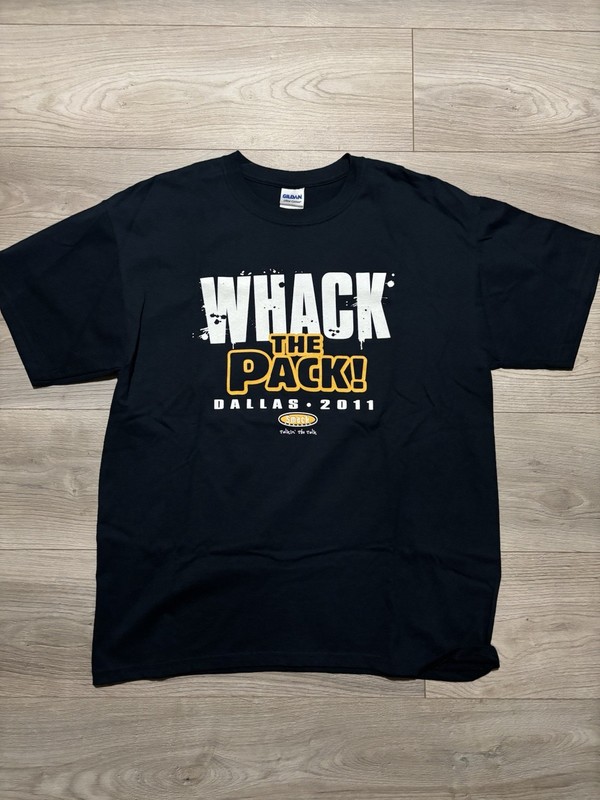 Whack The Pack Dallas Cowboys 2011 Football Shirt Size L Navy Blue