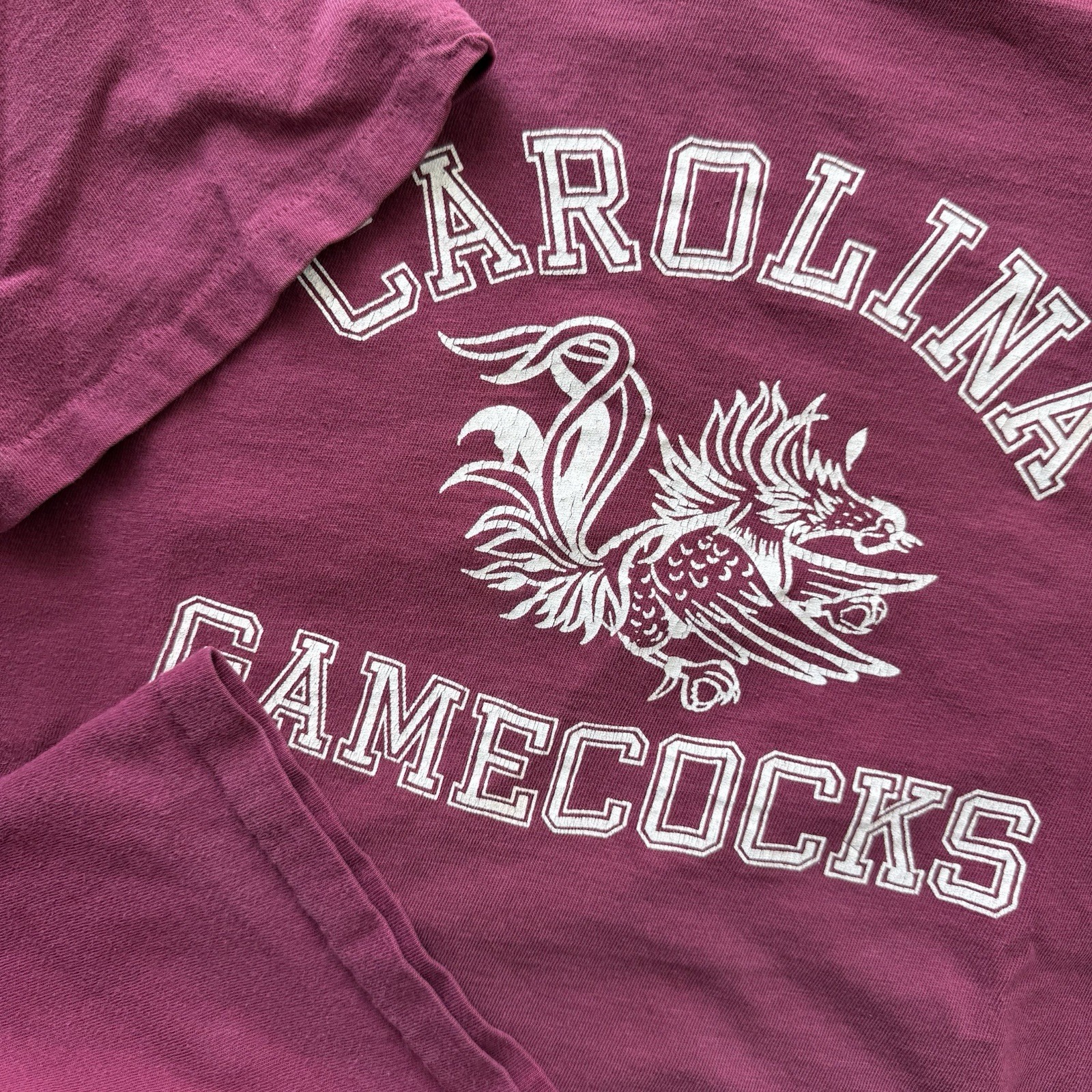 Vintage 80’s University of South Carolina Gamecocks T-shirt Size XL College Rare gallery