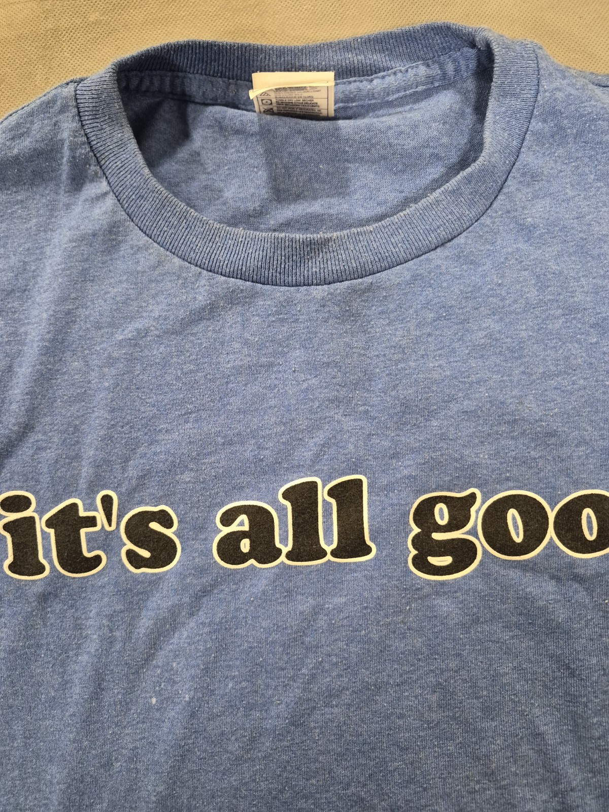 Graphic Tee Shirt "ITS ALL GOOD". Mens Size Large gallery