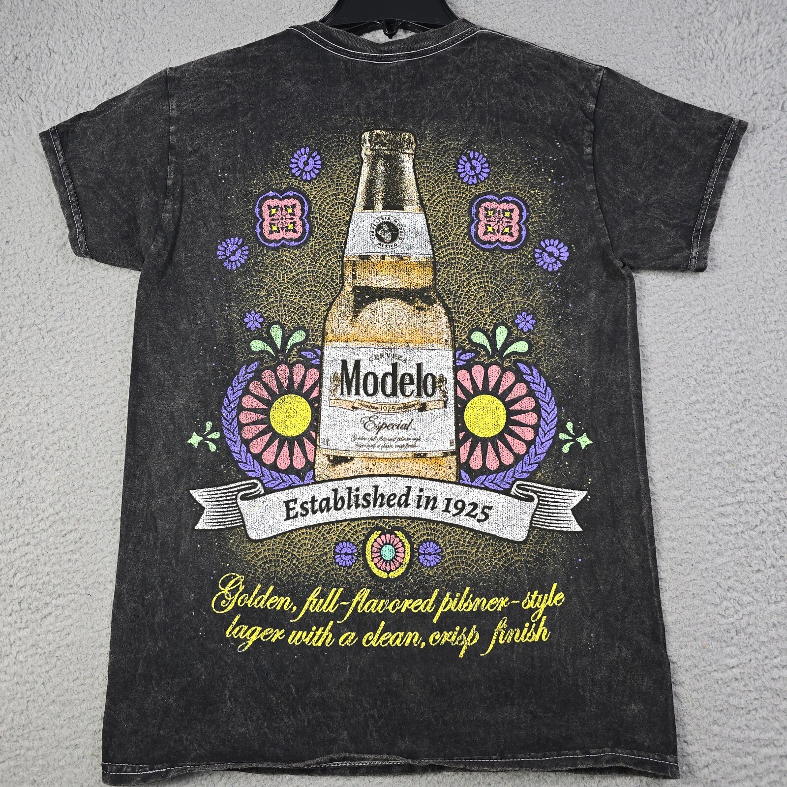 Modelo Shirt Mens Small S Black Beer Cerveza Casual Mexican Lager Logo NWOT gallery