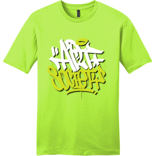 NEW Art Society GRAFF BLACK/GREEN Tee Shirt LIME SHOCK SMALL-4XLARGE MADE IN USA