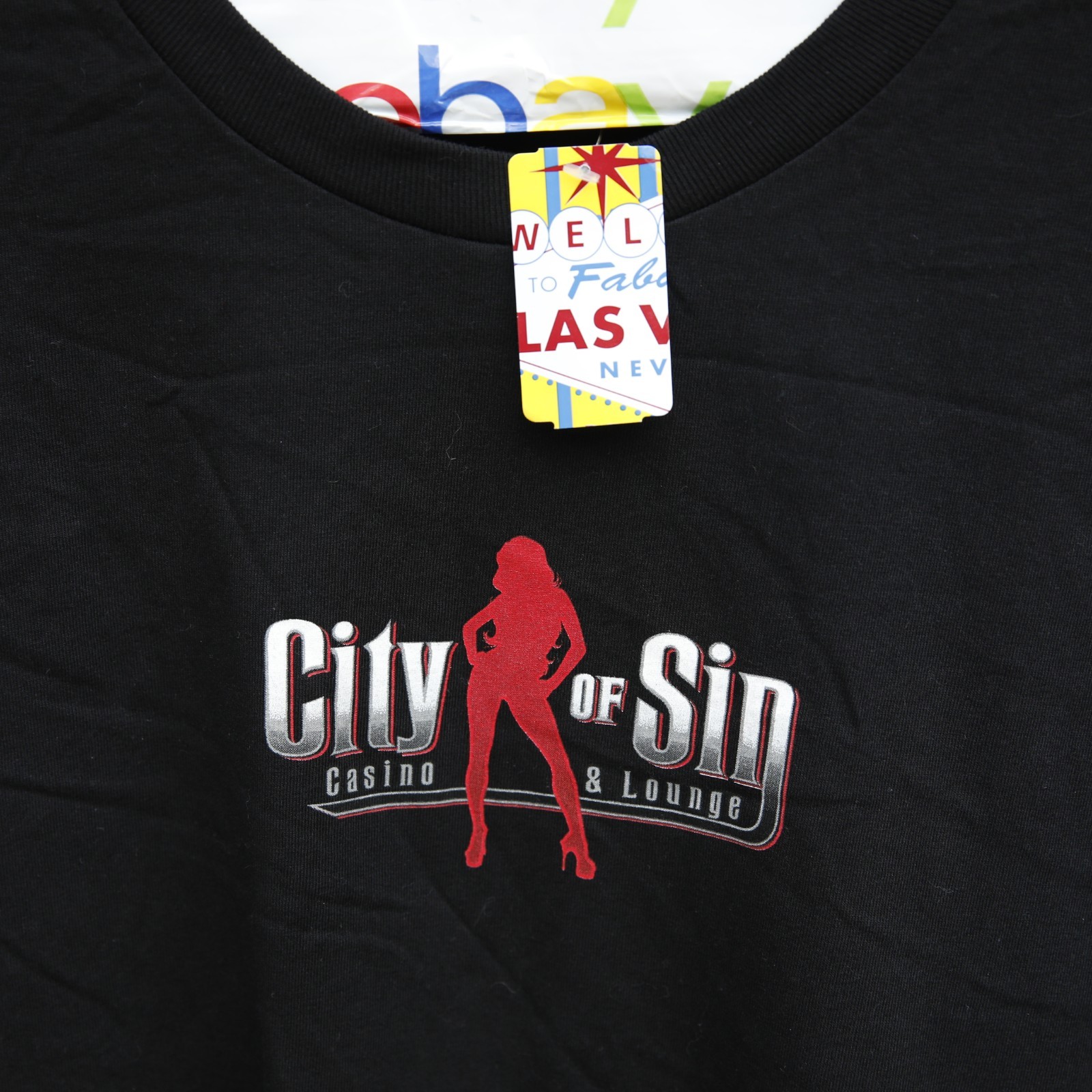 ODM AUTHENTICS CITY OF SIN CASINO & LOUNGE LAS VEGAS T SHIRT NWT 2XL RARE NEW gallery