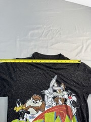 Vintage 90’s Space Jam Tshirt Black Size Small S Looney Tunes