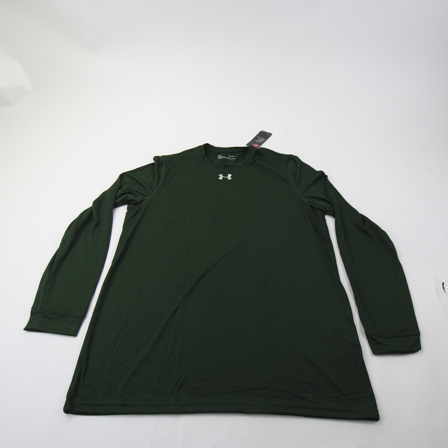 Under Armour Long Sleeve Shirt Men's Dark Green New with Tags M gallery