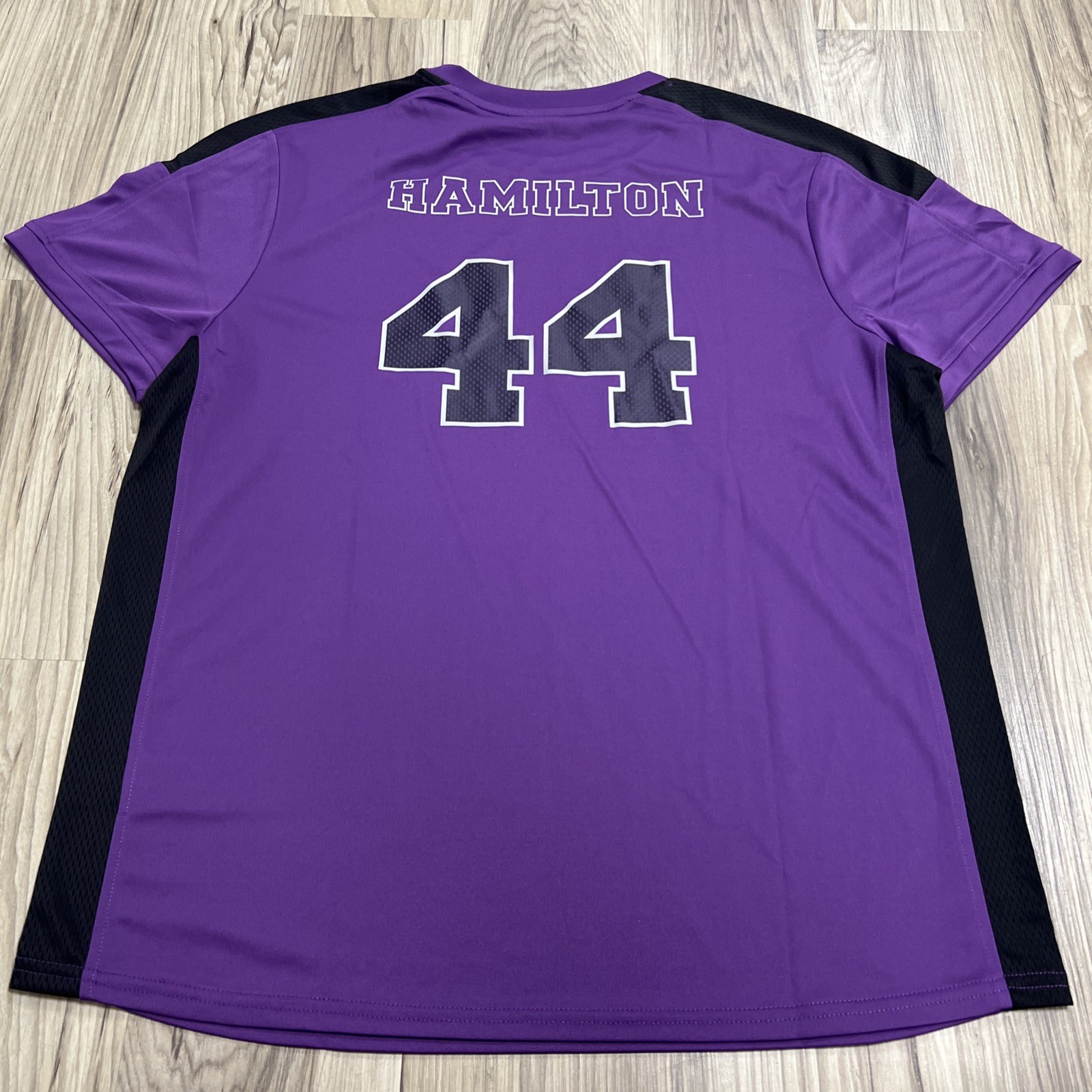 Mercedes AMG Petronas F1 Driver Lewis Hamilton LH44 Sports Purple T-Shirt Men XL gallery