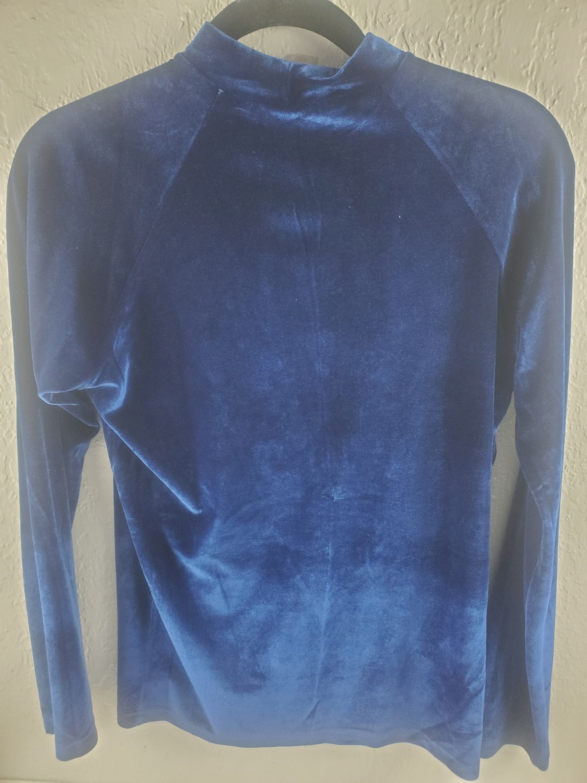 International Male Blue Suede Shirt Medium Vintage gallery