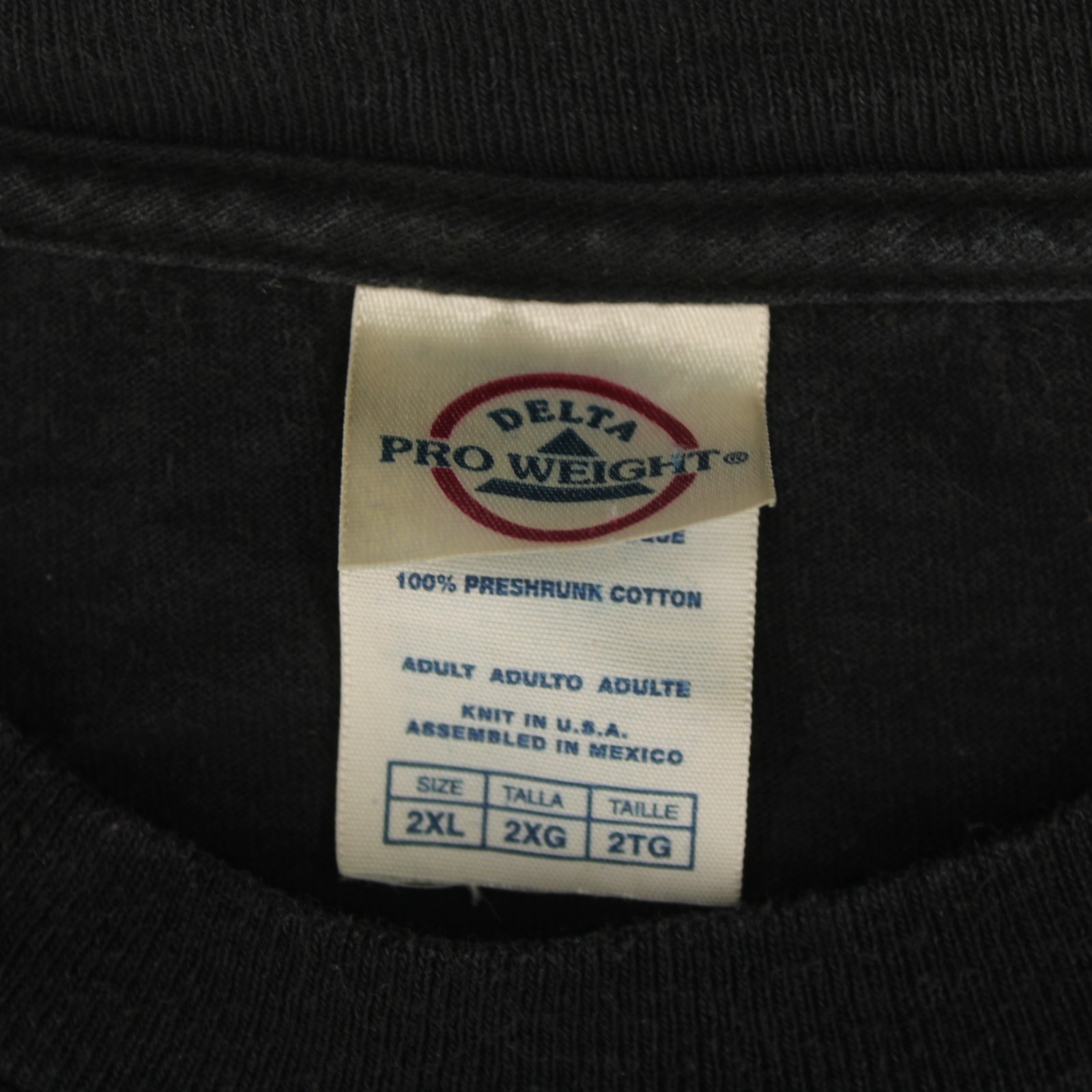 EAT SLEEP BASKETBALL Vtg Delta Pro Black Graphic T-SHIRT Men's 2XL gallery