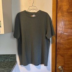 Common People Men’s Ottoman Tee T-Shirt Green Size Large Cotton Texture $75 New
