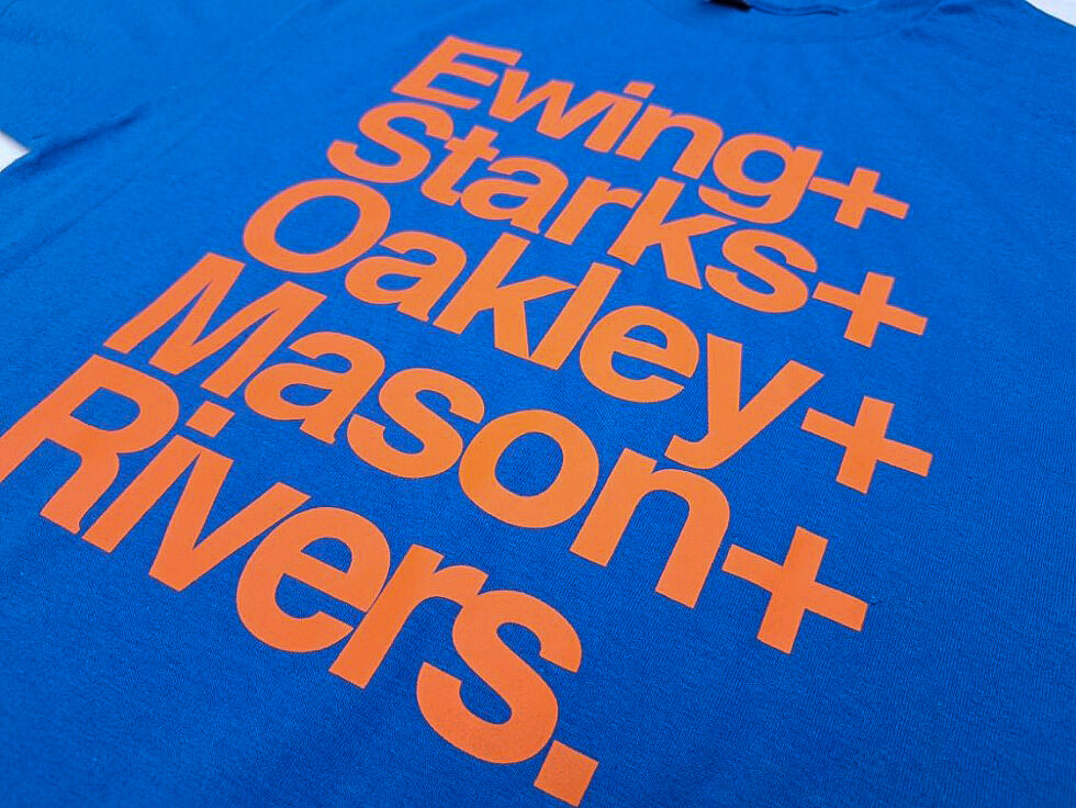 NYK 1994 Retro Names T Shirt, Patrick Ewing, John Starks, Oakley gallery