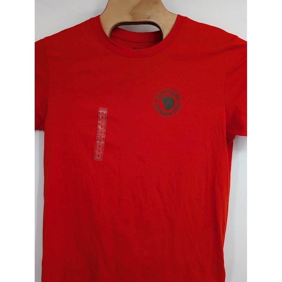 Fjall Raven NWT Men's 1960 Logo T-shirt Short Sleeve Flame Orange sz Medium gallery